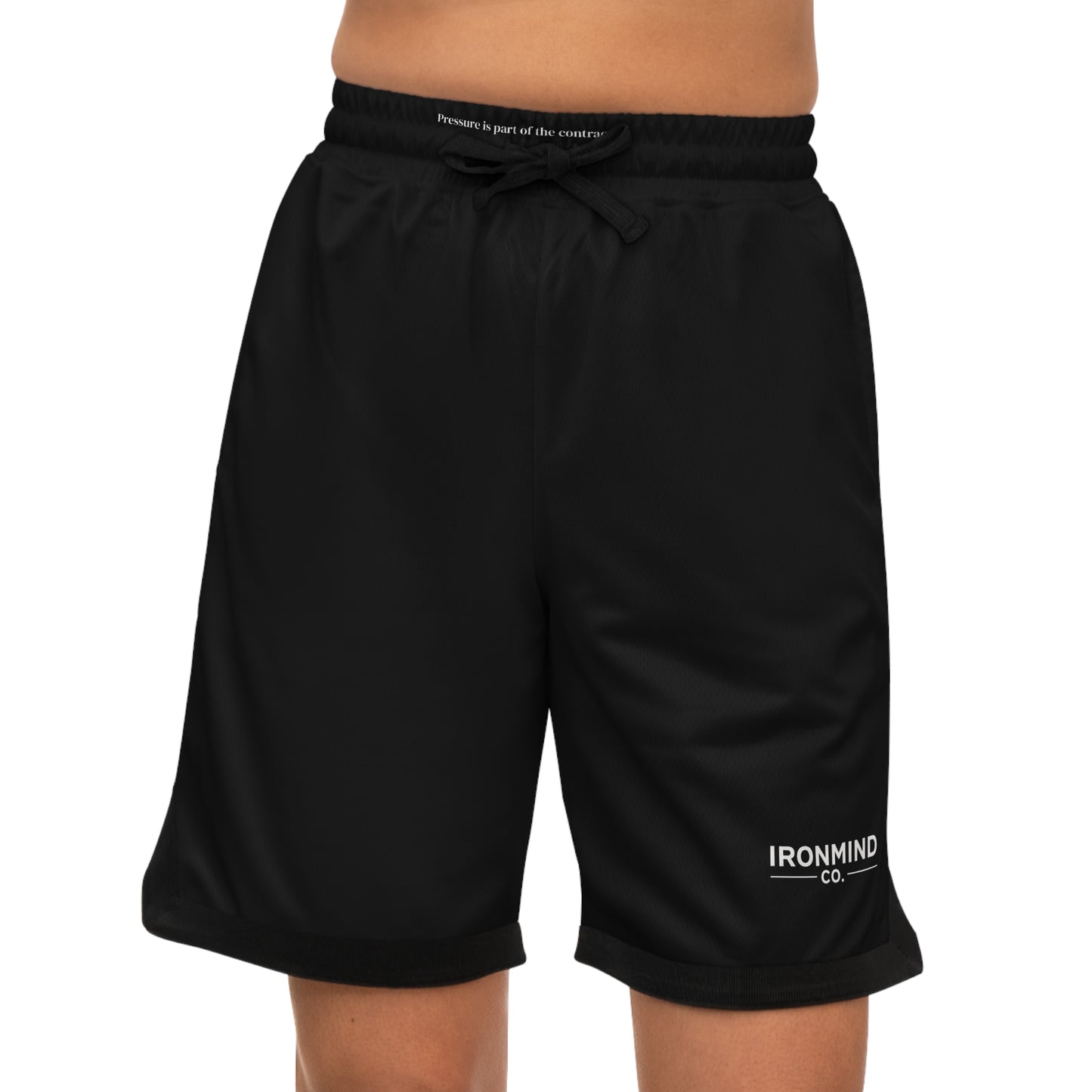 STAND STEADY- IRONMIND CO. Basketball shorts
